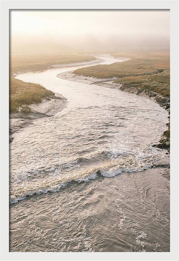 Tidal Bore Rushing Inland