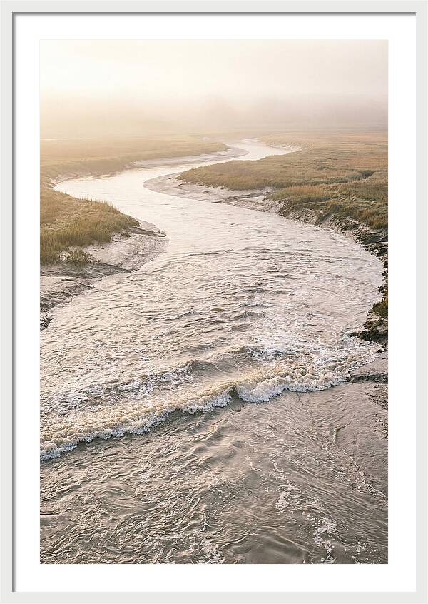 Tidal Bore Rushing Inland