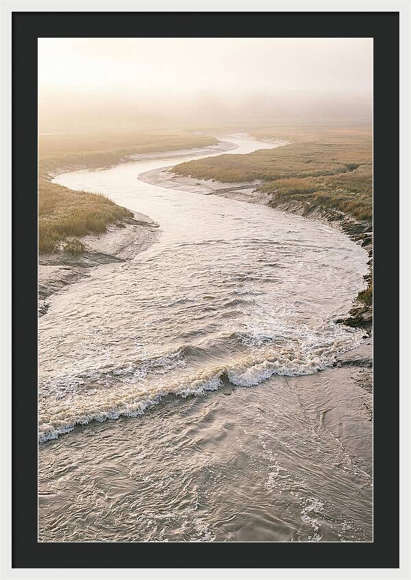 Tidal Bore Rushing Inland