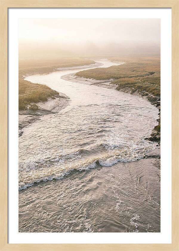 Tidal Bore Rushing Inland