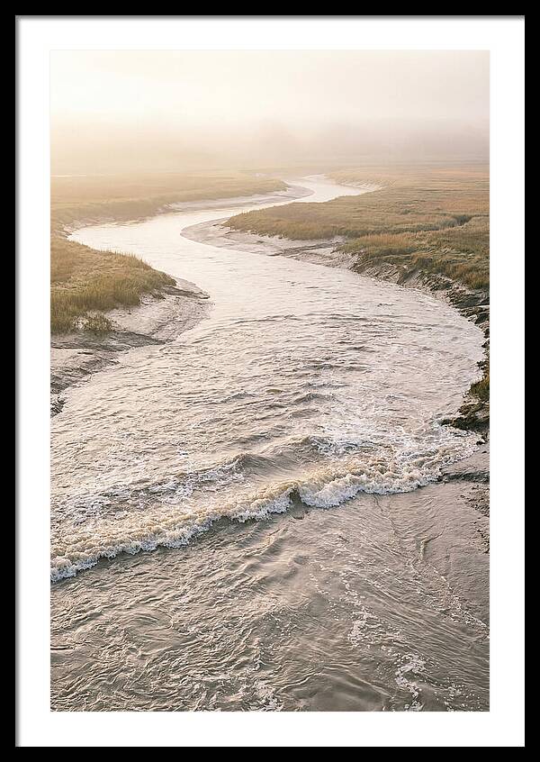 Tidal Bore Rushing Inland
