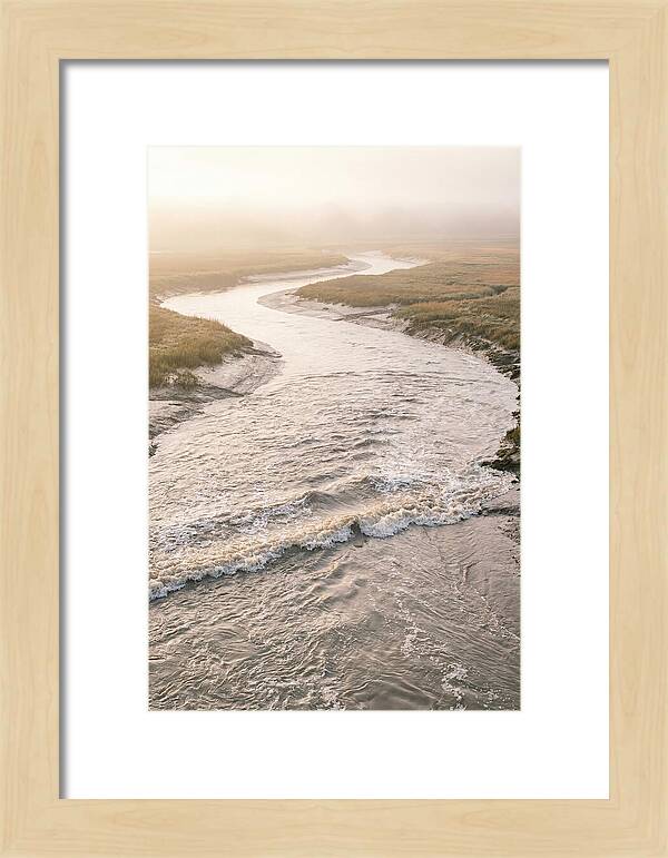 Tidal Bore Rushing Inland