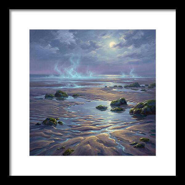 Tidal Flat Under Moonlight