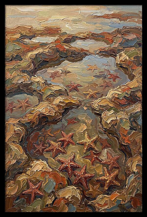 Tidal Pools Teeming With Starfish