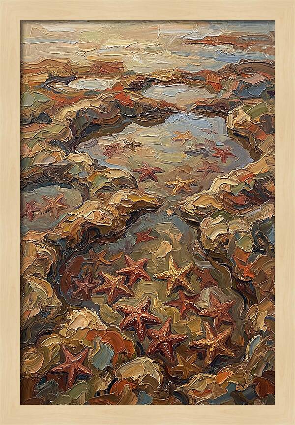 Tidal Pools Teeming With Starfish