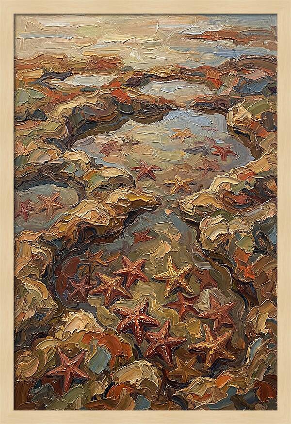 Tidal Pools Teeming With Starfish