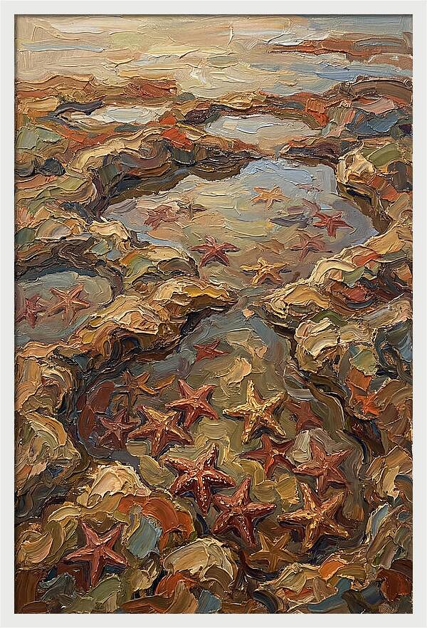 Tidal Pools Teeming With Starfish