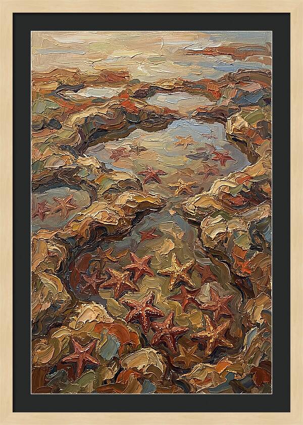 Tidal Pools Teeming With Starfish