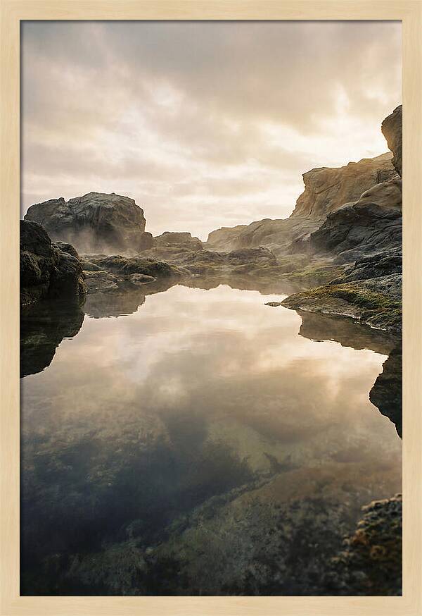 Tide Pool Reflecting Sky