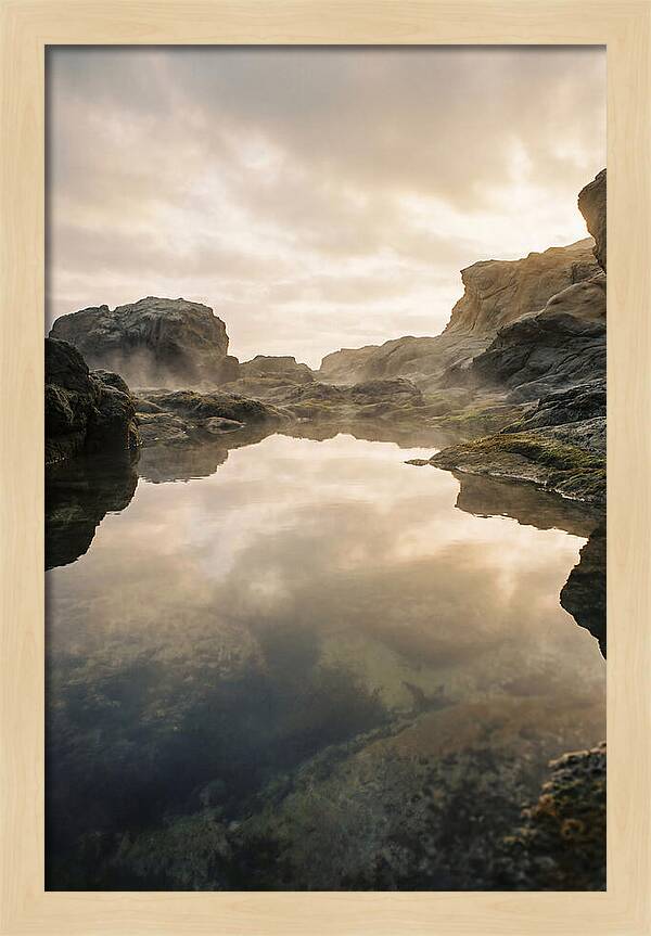 Tide Pool Reflecting Sky
