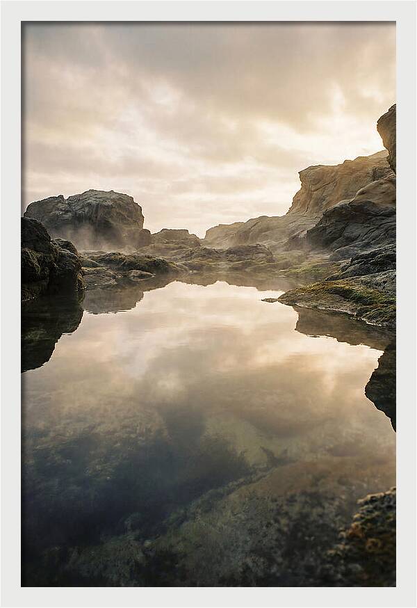 Tide Pool Reflecting Sky