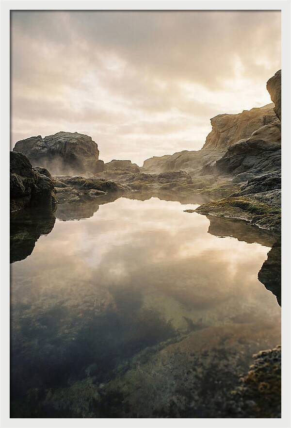 Tide Pool Reflecting Sky