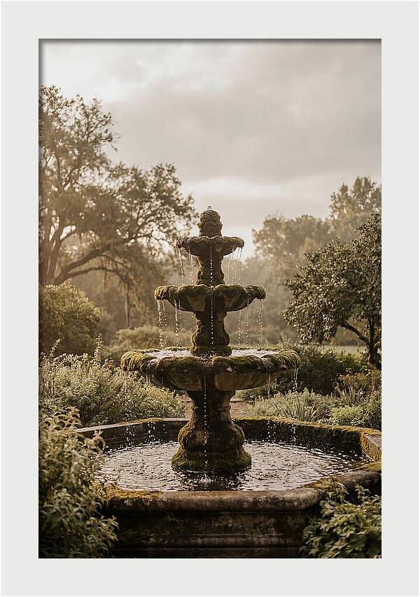 Tiered Garden Fountain Serenity