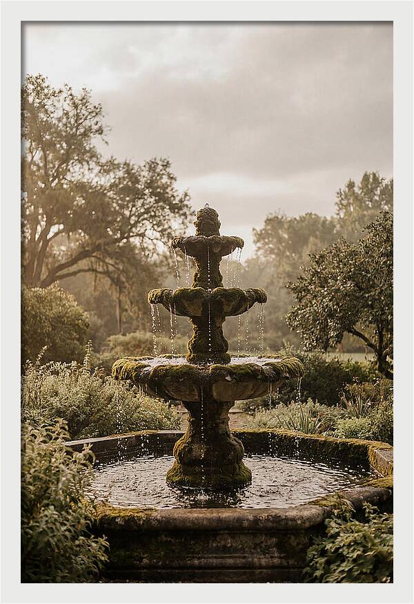 Tiered Garden Fountain Serenity