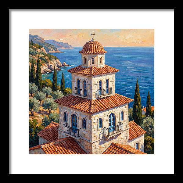 Tiered Pagoda Overlooking Sea