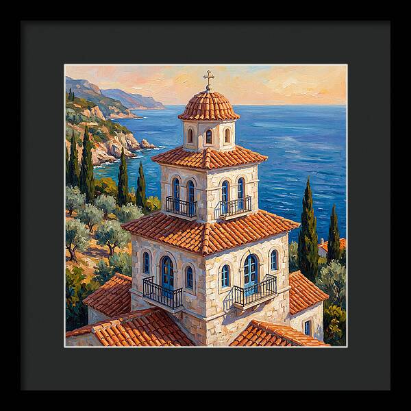 Tiered Pagoda Overlooking Sea