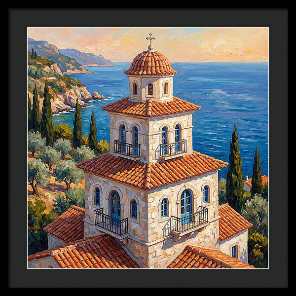 Tiered Pagoda Overlooking Sea