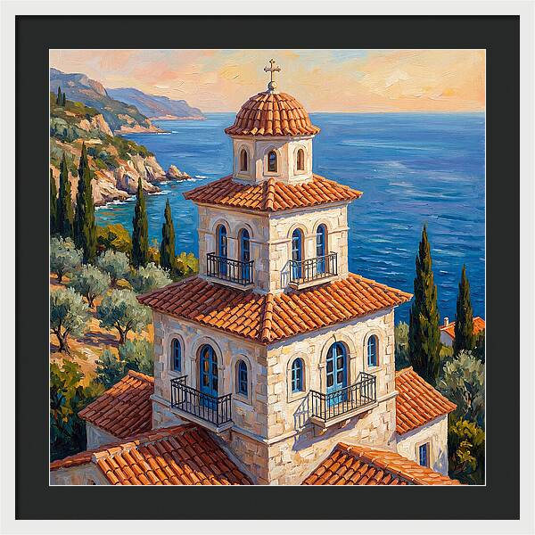 Tiered Pagoda Overlooking Sea