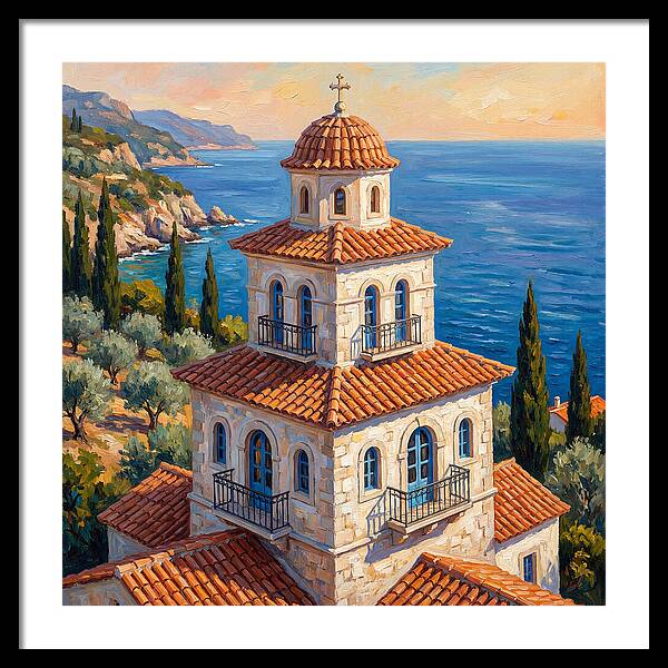 Tiered Pagoda Overlooking Sea