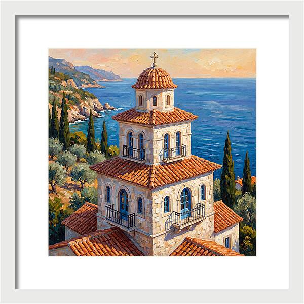 Tiered Pagoda Overlooking Sea