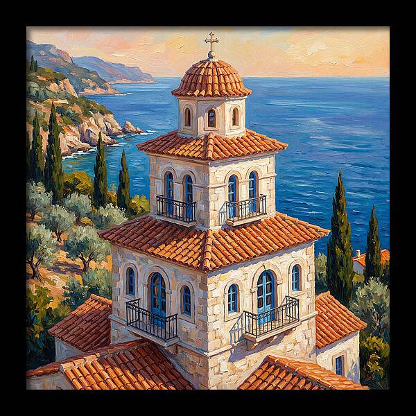 Tiered Pagoda Overlooking Sea