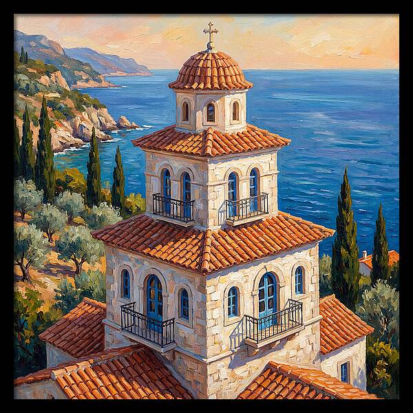 Tiered Pagoda Overlooking Sea