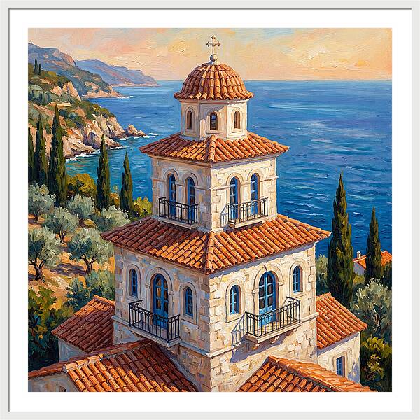 Tiered Pagoda Overlooking Sea