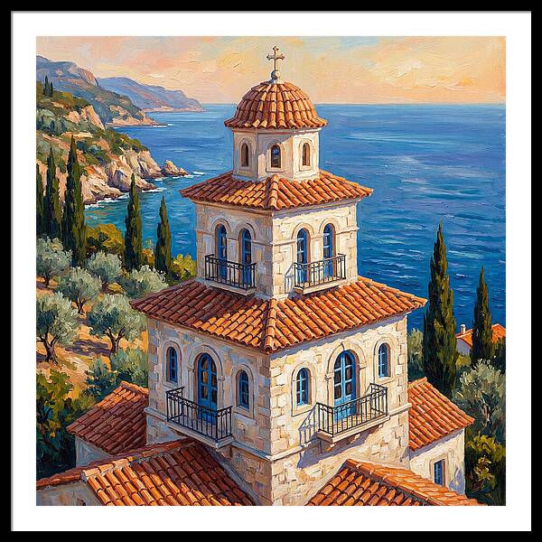 Tiered Pagoda Overlooking Sea