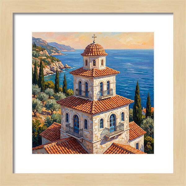 Tiered Pagoda Overlooking Sea