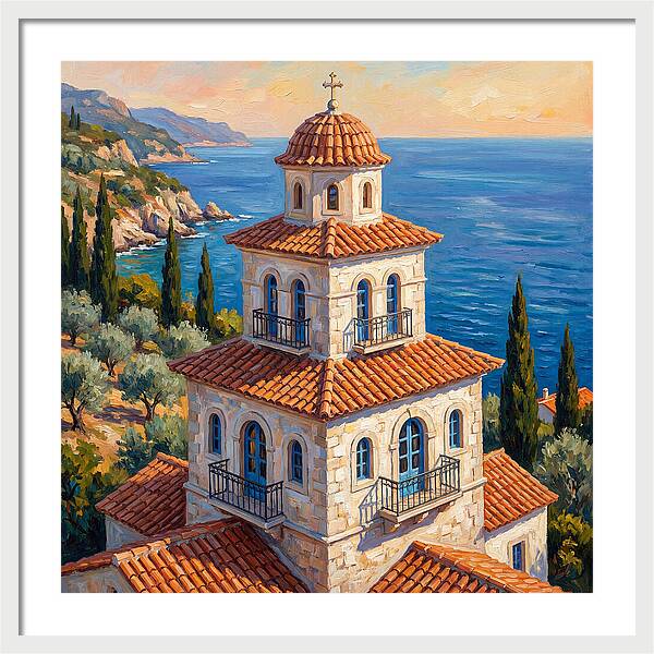 Tiered Pagoda Overlooking Sea