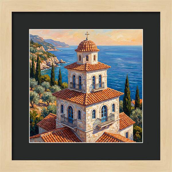 Tiered Pagoda Overlooking Sea