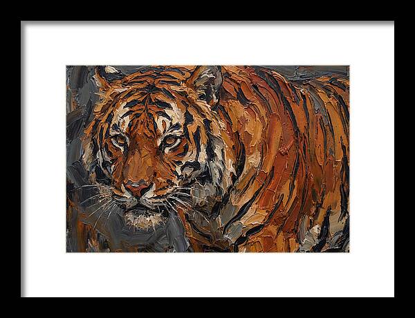 Tiger In Bold Strokes