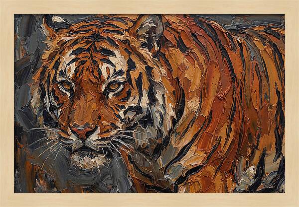 Tiger In Bold Strokes