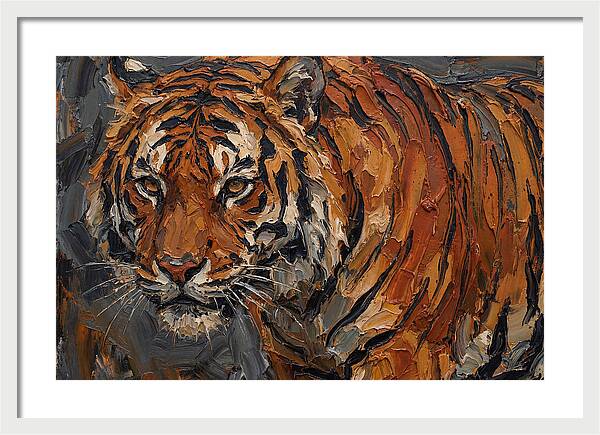 Tiger In Bold Strokes