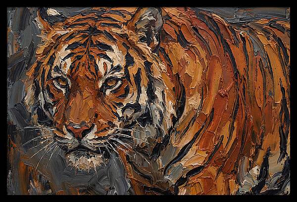 Tiger In Bold Strokes