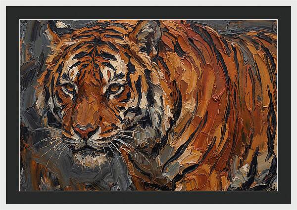 Tiger In Bold Strokes