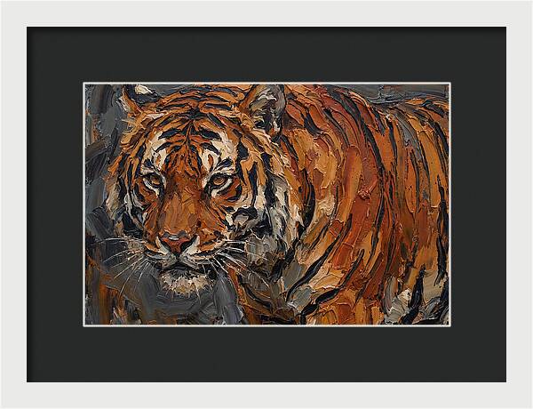 Tiger In Bold Strokes