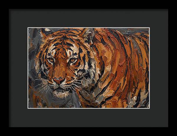 Tiger In Bold Strokes