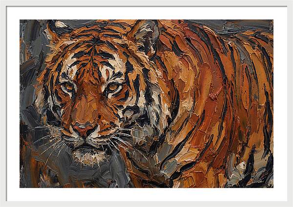 Tiger In Bold Strokes