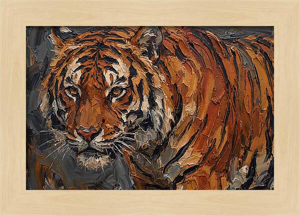 Tiger In Bold Strokes