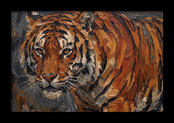 Tiger In Bold Strokes