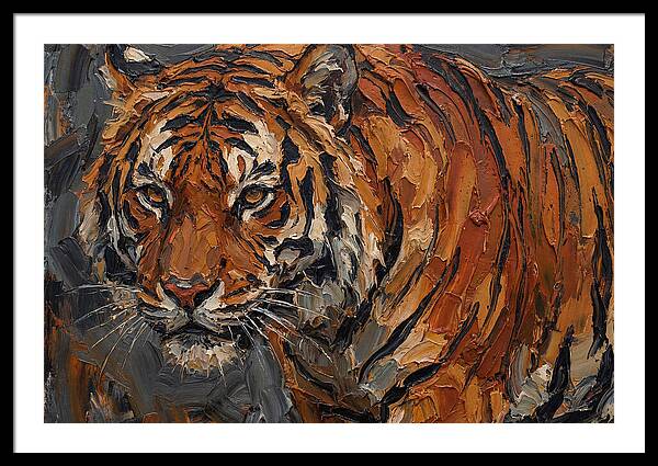 Tiger In Bold Strokes