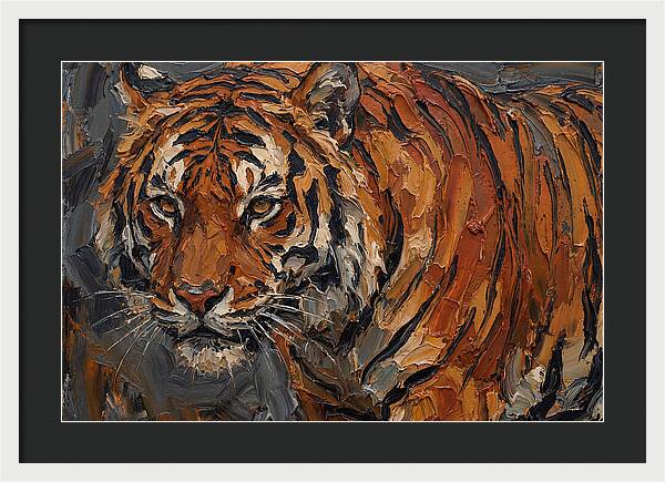 Tiger In Bold Strokes