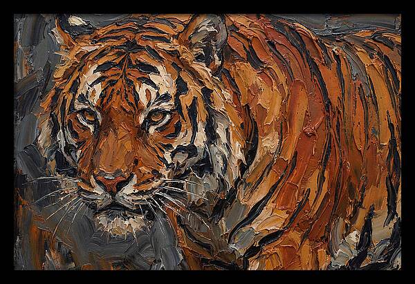 Tiger In Bold Strokes
