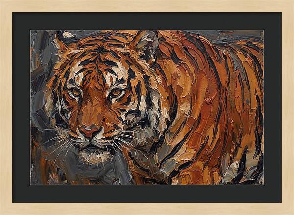 Tiger In Bold Strokes