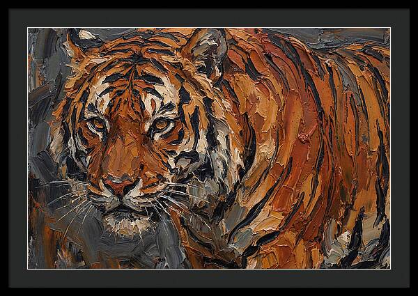 Tiger In Bold Strokes