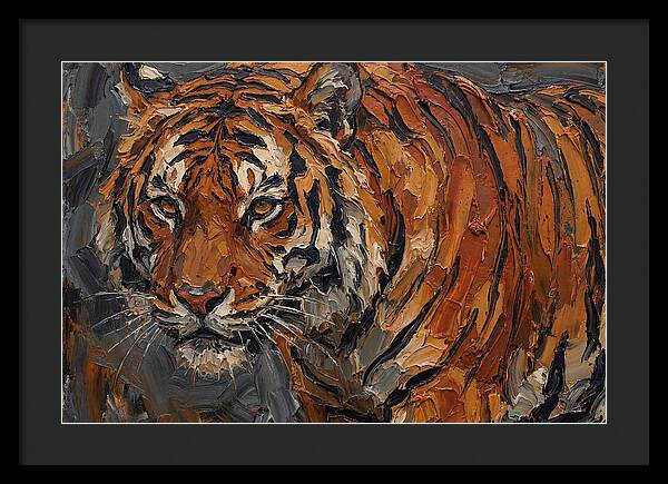 Tiger In Bold Strokes
