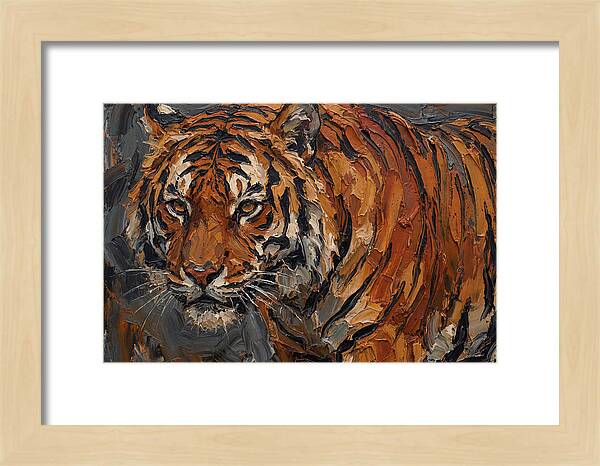 Tiger In Bold Strokes