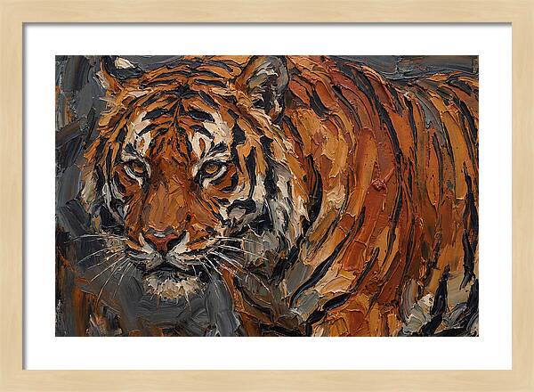 Tiger In Bold Strokes
