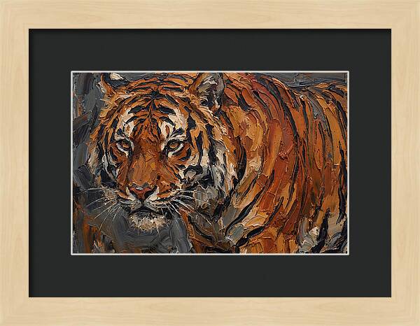 Tiger In Bold Strokes